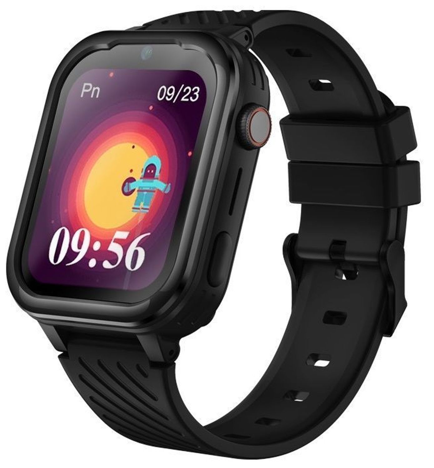Smartwatch dziecięcy Garett Kids Essa 4G czarny. Smartwatch Garett dziecięcy. Smartwatch Garett z GPS. Dziecięcy Garett z rozmowami. Zegarek smartwatch dla dzieci. Przycisk SOS. Idealny prezent dla dziecka (2).jpg